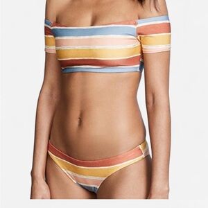 VIX Paula Hermanny Guadelupe Swim Top. Crop top. Size Medium Like New (top only)